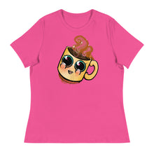 Load image into Gallery viewer, cute Coffee art Women&#39;s Relaxed T-Shirt