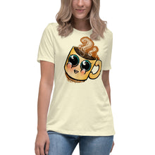 Load image into Gallery viewer, cute Coffee art Women&#39;s Relaxed T-Shirt