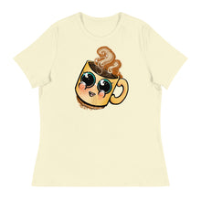 Load image into Gallery viewer, cute Coffee art Women&#39;s Relaxed T-Shirt