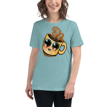 Load image into Gallery viewer, cute Coffee art Women&#39;s Relaxed T-Shirt