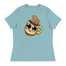 Load image into Gallery viewer, cute Coffee art Women&#39;s Relaxed T-Shirt