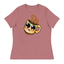 Load image into Gallery viewer, cute Coffee art Women&#39;s Relaxed T-Shirt