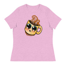 Load image into Gallery viewer, cute Coffee art Women&#39;s Relaxed T-Shirt