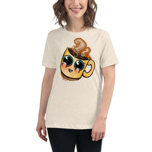 Load image into Gallery viewer, cute Coffee art Women&#39;s Relaxed T-Shirt