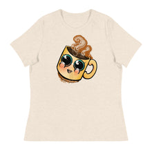 Load image into Gallery viewer, cute Coffee art Women&#39;s Relaxed T-Shirt