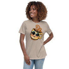 Load image into Gallery viewer, cute Coffee art Women&#39;s Relaxed T-Shirt