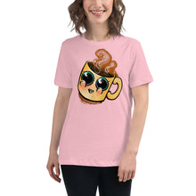 Load image into Gallery viewer, cute Coffee art Women&#39;s Relaxed T-Shirt