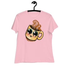 Load image into Gallery viewer, cute Coffee art Women&#39;s Relaxed T-Shirt