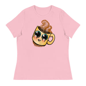 cute Coffee art Women's Relaxed T-Shirt