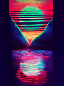 U.v. Paradise Rain Painting