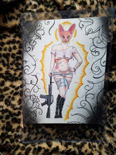 Load image into Gallery viewer, CatGirl with M16 original art by Spy Artvictim