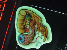 Load image into Gallery viewer, Eye-Eat-Pizza Glow Sticker by Spy ArtVictim