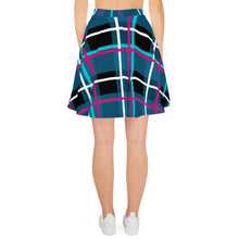 Load image into Gallery viewer, Emo Scene bear with that cool  Plaid  Skater Skirt