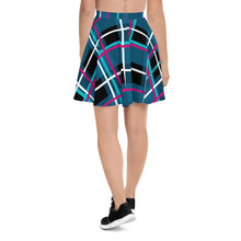 Load image into Gallery viewer, Emo Scene bear with that cool  Plaid  Skater Skirt