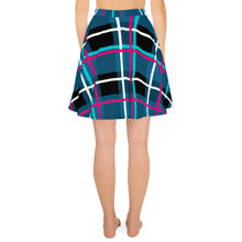 Load image into Gallery viewer, Emo Scene bear with that cool  Plaid  Skater Skirt