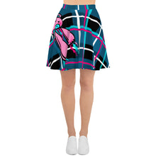 Load image into Gallery viewer, Emo Scene bear with that cool  Plaid  Skater Skirt