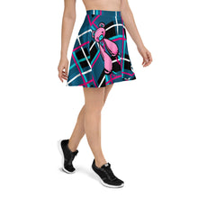 Load image into Gallery viewer, Emo Scene bear with that cool  Plaid  Skater Skirt