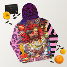 Load image into Gallery viewer, Fox E Robot Horror Unisex Hoodie By Spy ArtVictim