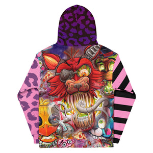 Fox E Robot Horror Unisex Hoodie By Spy ArtVictim