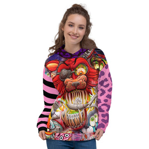 Fox E Robot Horror Unisex Hoodie By Spy ArtVictim