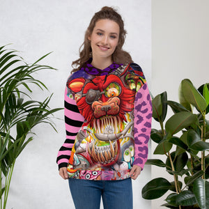 Fox E Robot Horror Unisex Hoodie By Spy ArtVictim