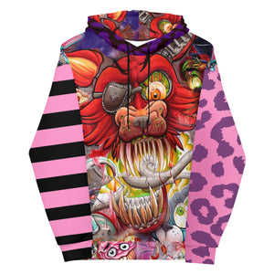 Fox E Robot Horror Unisex Hoodie By Spy ArtVictim