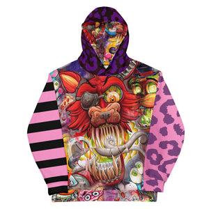 Fox E Robot Horror Unisex Hoodie By Spy ArtVictim