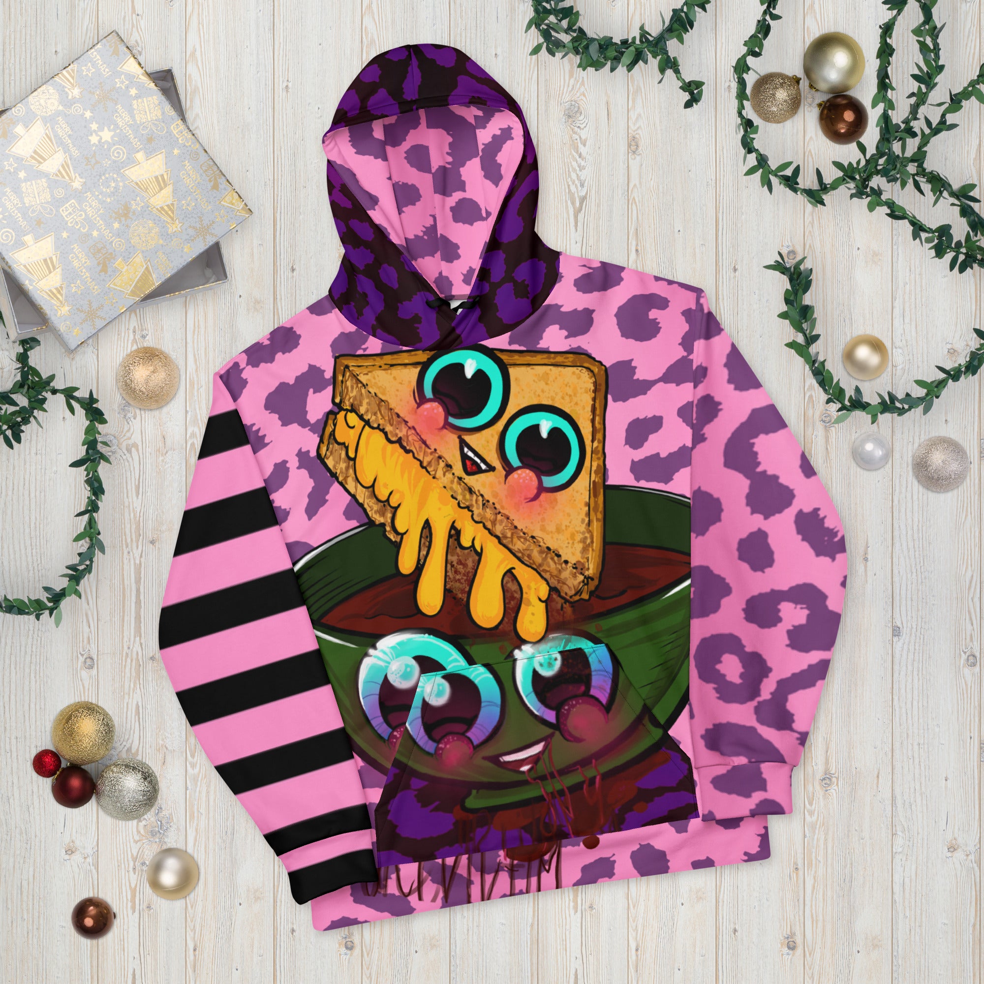 Grilled Cheese and Tomato soup , crazy beta version Unisex Hoodie