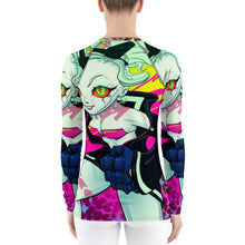 Load image into Gallery viewer, Becca-Punk   Women&#39;s Rash Guard by Spy Artvictim