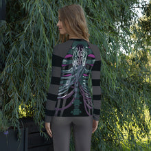 Load image into Gallery viewer, Ghost Ribs 1 By SPy ArtVictim Smaller Framed Rash Guard