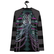 Load image into Gallery viewer, Ghost Ribs 1 By SPy ArtVictim Smaller Framed Rash Guard