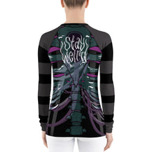 Load image into Gallery viewer, Ghost Ribs 1 By SPy ArtVictim Smaller Framed Rash Guard