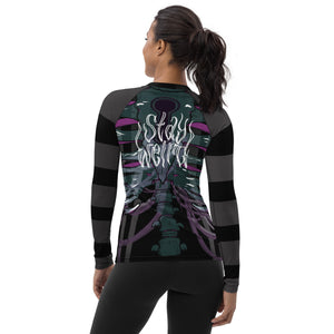 Ghost ribs 1 Rash Guard for larger framed person by SPY ArtVictim