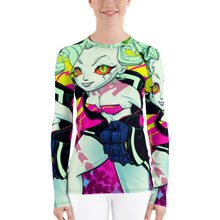 Load image into Gallery viewer, Becca-Punk   Women&#39;s Rash Guard by Spy Artvictim