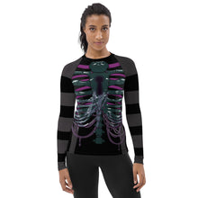 Load image into Gallery viewer, Ghost ribs 1 Rash Guard for larger framed person by SPY ArtVictim