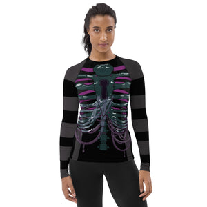 Ghost ribs 1 Rash Guard for larger framed person by SPY ArtVictim