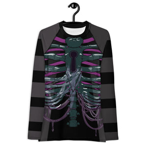 Ghost ribs 1 Rash Guard for larger framed person by SPY ArtVictim