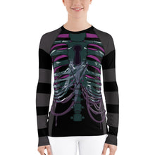 Load image into Gallery viewer, Ghost ribs 1 Rash Guard for larger framed person by SPY ArtVictim