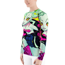 Load image into Gallery viewer, Becca-Punk   Women&#39;s Rash Guard by Spy Artvictim