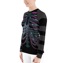 Load image into Gallery viewer, Ghost ribs 1 Rash Guard for larger framed person by SPY ArtVictim