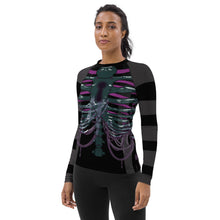 Load image into Gallery viewer, Ghost ribs 1 Rash Guard for larger framed person by SPY ArtVictim