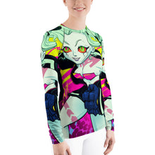 Load image into Gallery viewer, Becca-Punk   Women&#39;s Rash Guard by Spy Artvictim