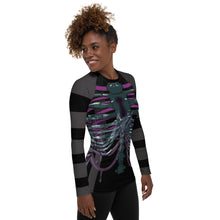 Load image into Gallery viewer, Ghost ribs 1 Rash Guard for larger framed person by SPY ArtVictim