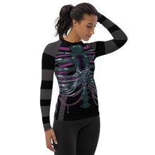 Load image into Gallery viewer, Ghost ribs 1 Rash Guard for larger framed person by SPY ArtVictim