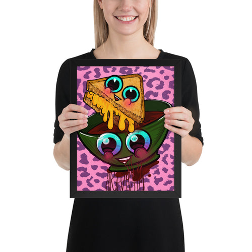 Grilled Cheese and Tomato soup Framed poster