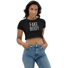 Load image into Gallery viewer, fake body Organic Crop Top