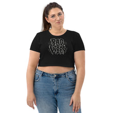 Load image into Gallery viewer, Bad Vibes Organic Crop Top