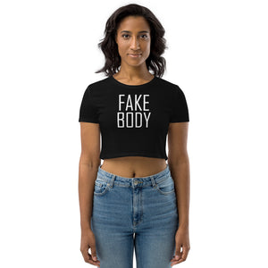 fake body Organic Crop Top