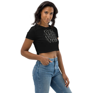 Bad Vibes Organic Crop Top