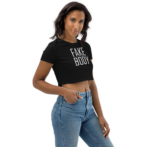 fake body Organic Crop Top